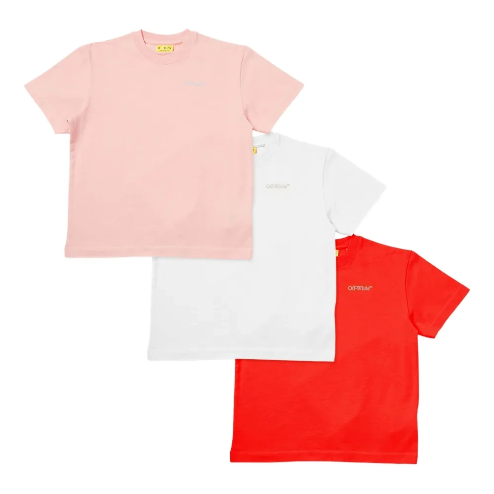 Комплект из трех футболок с вышитым логотипом