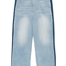 Джинсы в полоску из коллаборации с Ronaldinho Джинсы в полоску из коллаборации с Ronaldinho