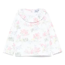 Футболка с цветочным принтом Футболка с цветочным принтом