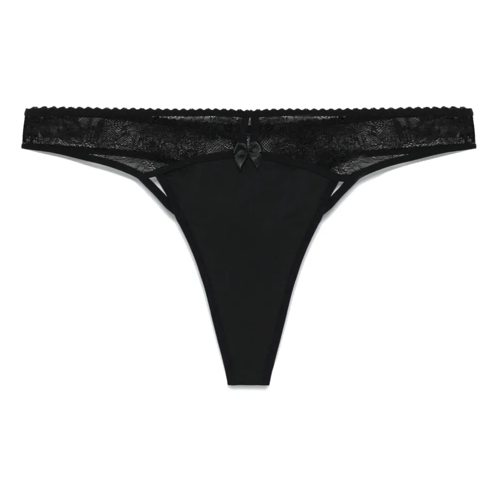 Трусы-стринги с бантом
