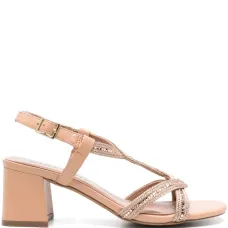 Босоножки со стразами