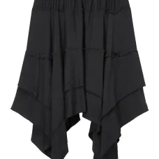 Многослойная юбка асимметричного кроя