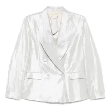 Блейзер с эффектом металлик