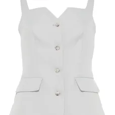 Жилет на пуговицах