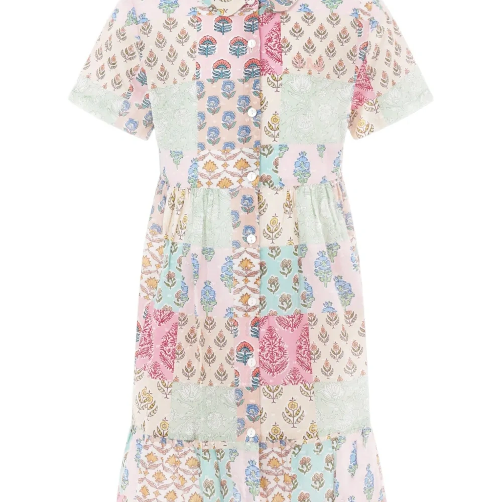 Платье в технике пэчворк