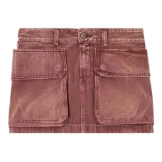 Юбка мини с карманами карго