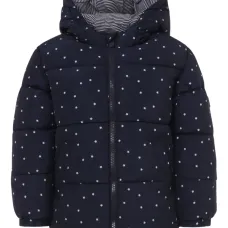 пуховик с принтом