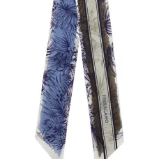 шелковый шарф с принтом