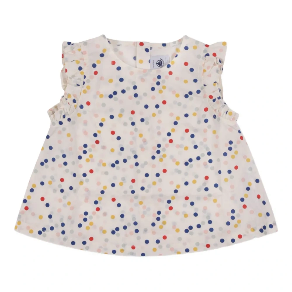 Топ в горох с оборками