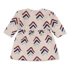 Платье из органического хлопка с графичным принтом