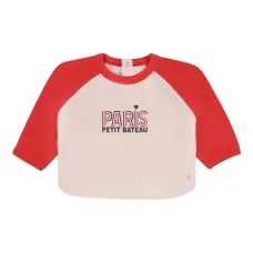 Топ из органического хлопка с рукавами реглан