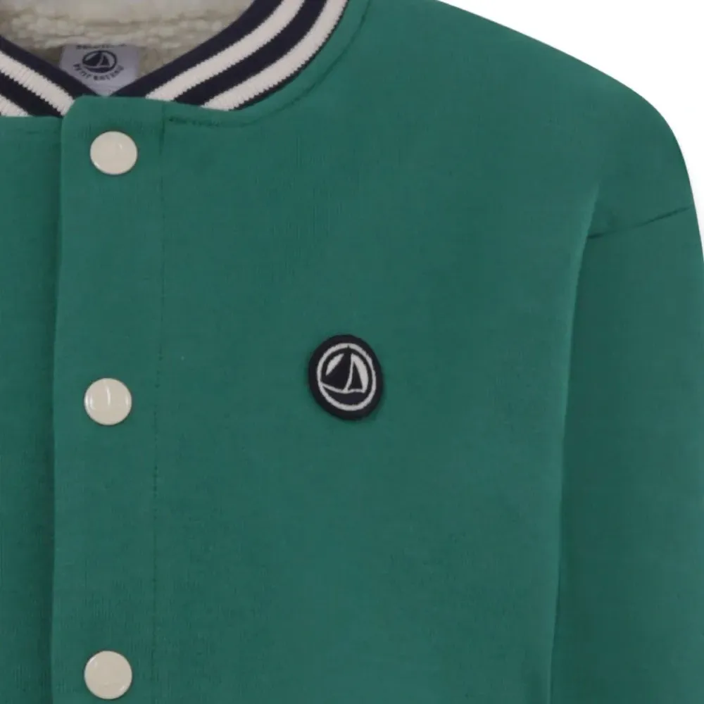 Бомбер на пуговицах