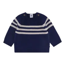 Шерстяной свитер в полоску