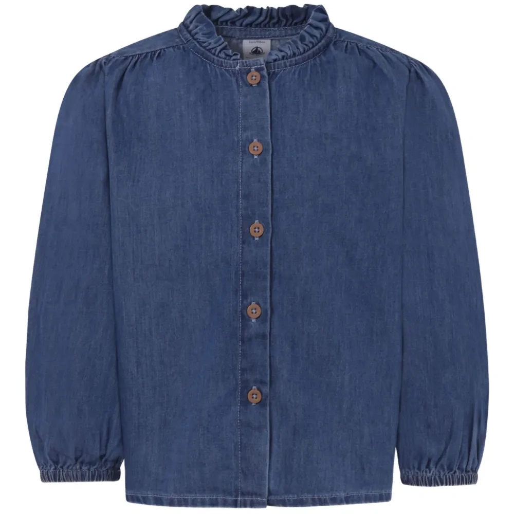 блузка из денима