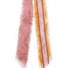 Шелковый шарф с принтом Gravure