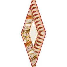 шарф с графичным принтом