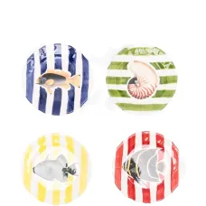 набор Sea Stripes из четырех тарелок
