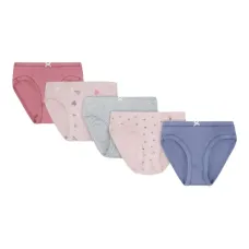 Комплект из пяти трусов-брифов с принтом
