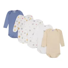 Комплект из пяти боди с длинными рукавами