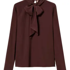 Блузка с бантом