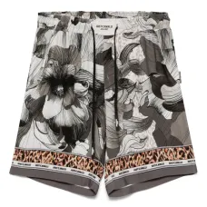 Шорты с цветочным принтом