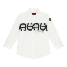 Рубашка с графичным принтом