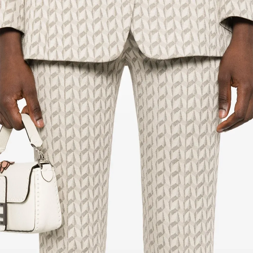 Жаккардовые брюки