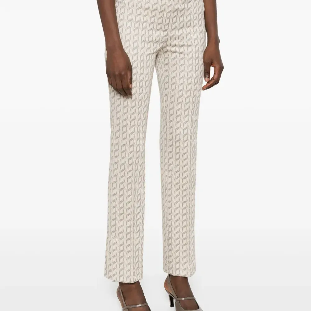 Жаккардовые брюки