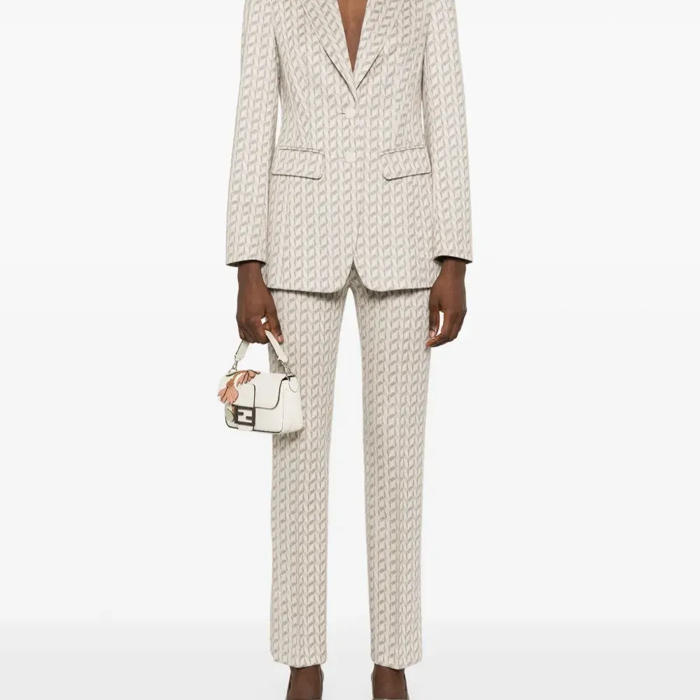 Жаккардовые брюки