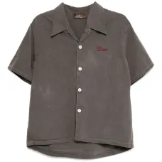 Рубашка с вышитым логотипом