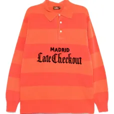 Толстовка с вышивкой и воротником поло Толстовка с вышивкой и воротником поло