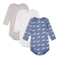 Комплект из трех боди из органического хлопка