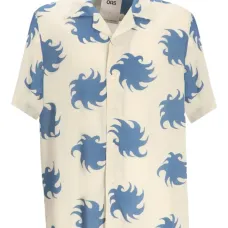 рубашка с короткими рукавами и принтом