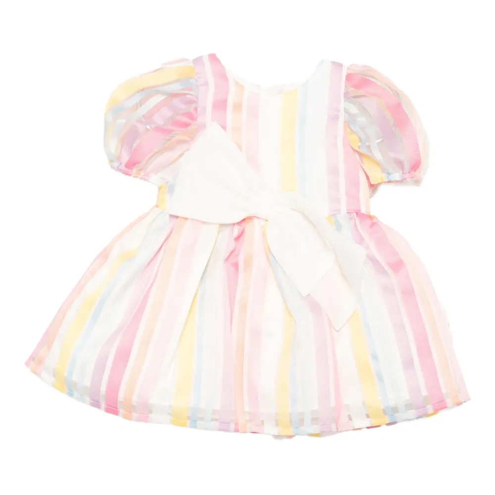 комплект из платья и блумеров с объемными рукавами