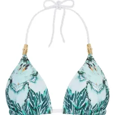 Топ бикини Liana с треугольными чашками и графичным принтом Топ бикини Liana с треугольными чашками и графичным принтом