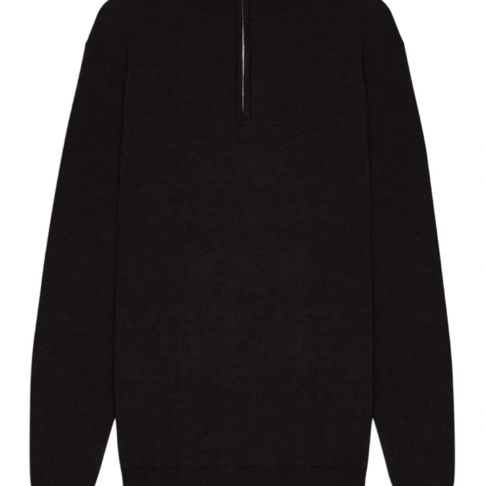 Пуловер с воротником на молнии