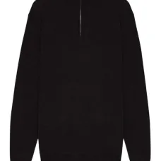 Пуловер с воротником на молнии