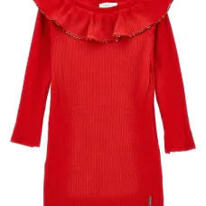 Платье в рубчик