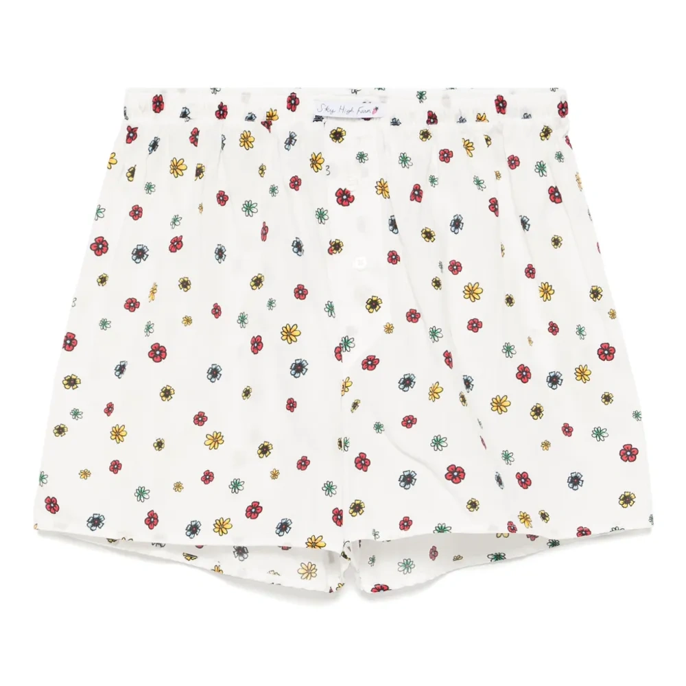 Шорты с графичным принтом