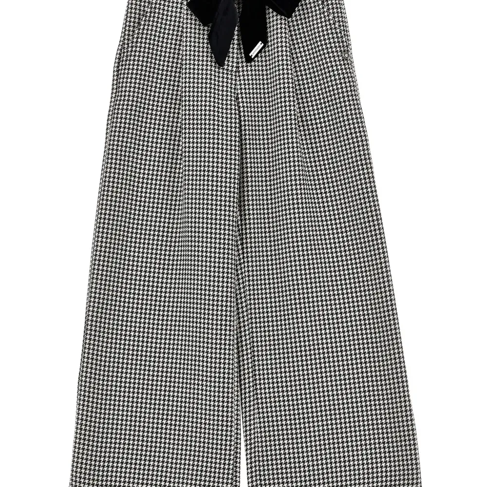 брюки в клетку