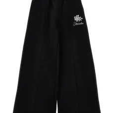 широкие брюки с вышивкой