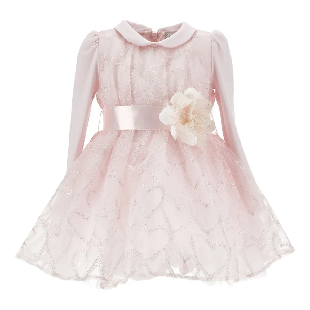 платье из тюля с узором