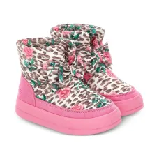 Ботинки с цветочным принтом