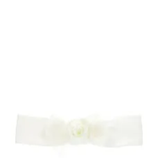 ободок с цветочной аппликацией