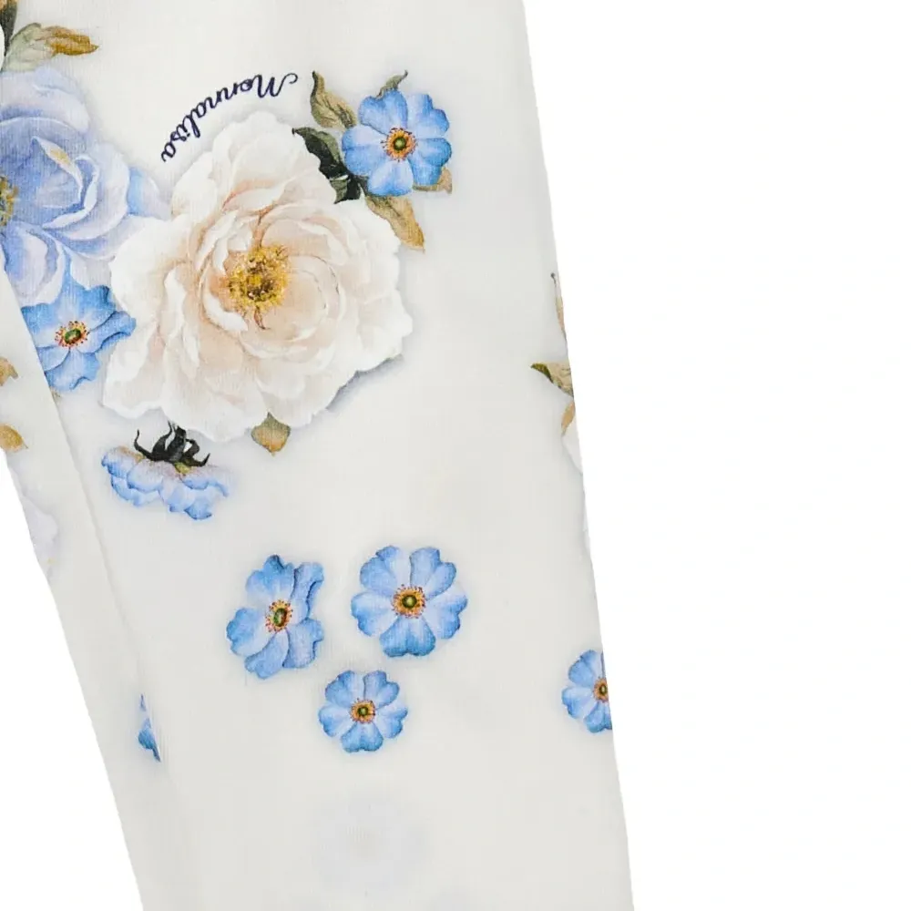 Комплект из топа и брюк с цветочным принтом Комплект из топа и брюк с цветочным принтом