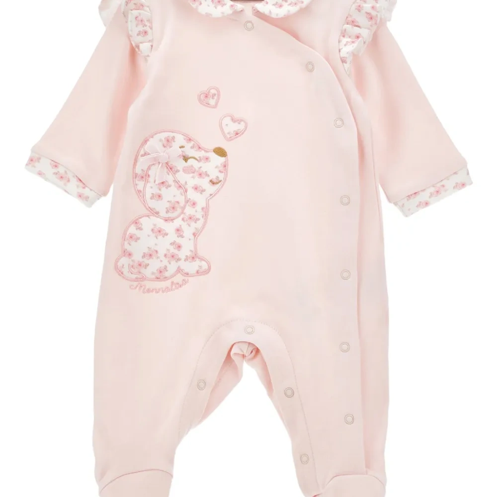 Комбинезон для новорожденного с вышитым логотипом