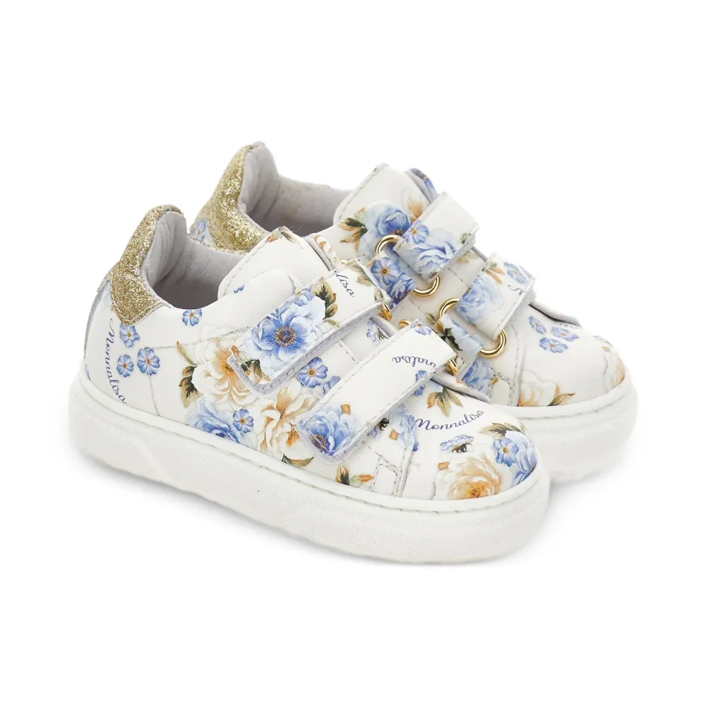 Кеды с цветочным принтом