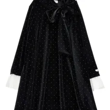 декорированное платье с бантом