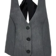 Жилет на пуговицах