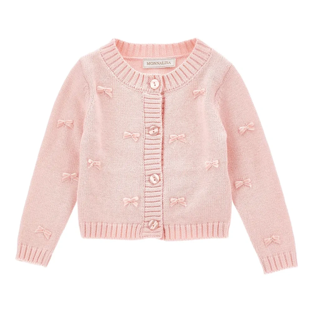 кардиган с бантами